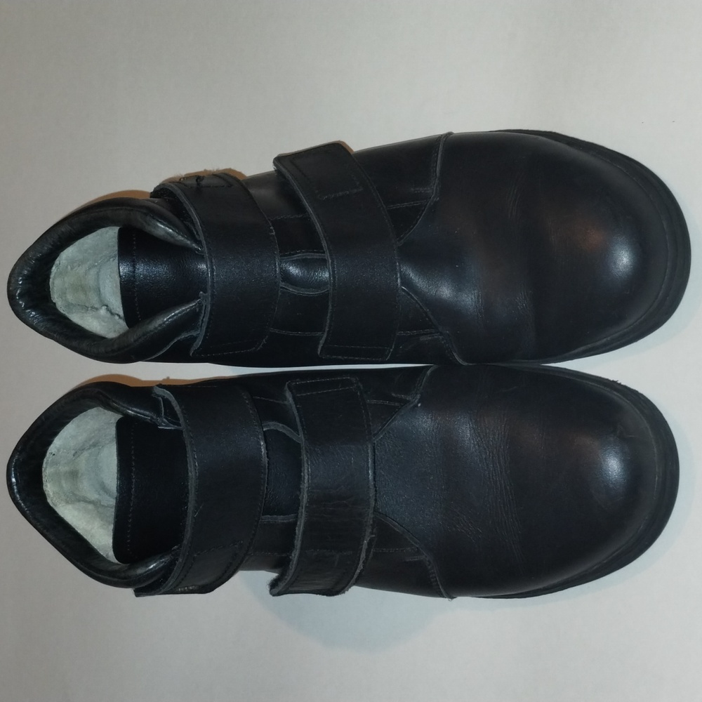 Finn Comfort Leather Men's Orthopedic Boots Black Stylish Comfortable 96106 7.5